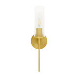 Modern European furniture - Clear Glass Tube Wall Lamp - www.oroa.com