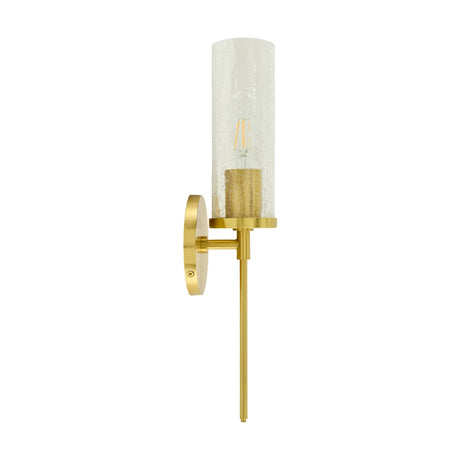 Modern European furniture - Clear Glass Tube Wall Lamp - www.oroa.com
