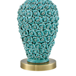   Modern European furniture - Green Ceramic Rose Table Lamp - www.oroa.com | Oroa.com