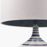 Modern European furniture - Navy Stripes Ceramic Table Lamp - www.oroa.com