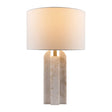 Modern European furniture - White Marble Linen Table Lamp S - www.oroa.com