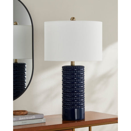 Modern European furniture - Glazed Ceramic Accent Table Lamp - www.oroa.com