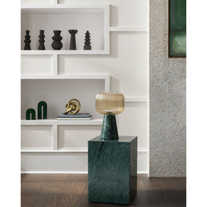   Green Marble Accent Table Lamp | Oroa.com