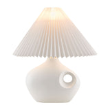 Modern European furniture - Pleated Linen Accent Table Lamp - www.oroa.com