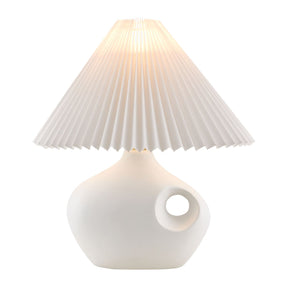 Modern European furniture - Pleated Linen Accent Table Lamp - www.oroa.com