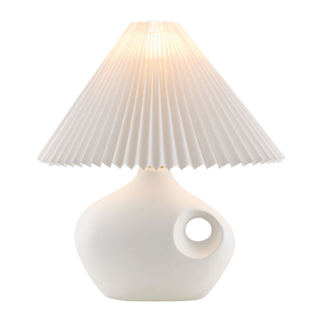   Pleated Linen Accent Table Lamp | Oroa.com