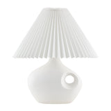 Modern European furniture - Pleated Linen Accent Table Lamp - www.oroa.com