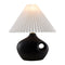 Modern European furniture - Pleated Linen Accent Table Lamp - www.oroa.com