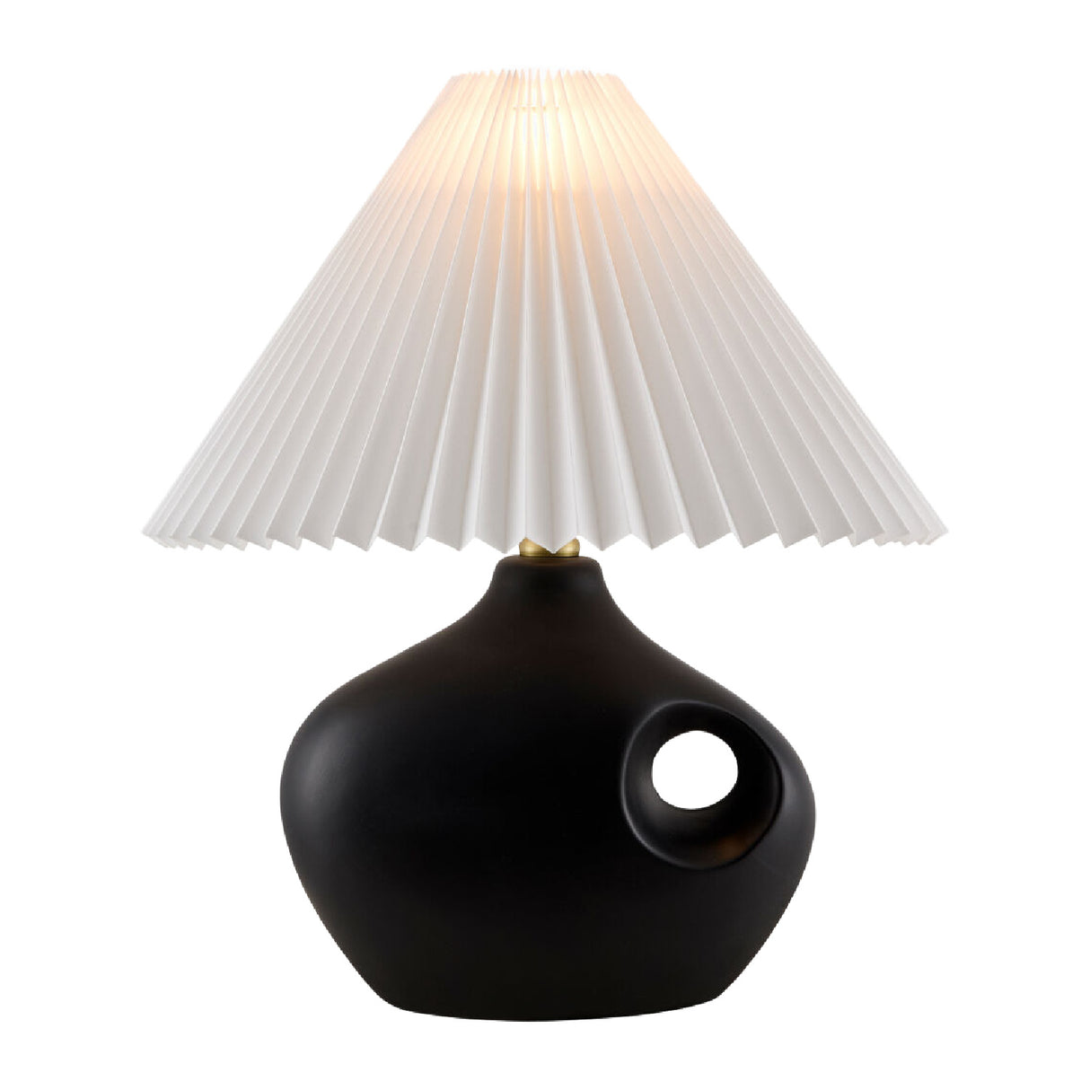   Pleated Linen Accent Table Lamp | Oroa.com