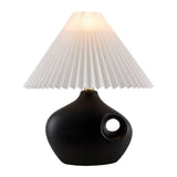 Modern European furniture - Pleated Linen Accent Table Lamp - www.oroa.com