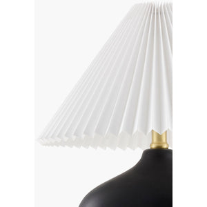  Pleated Linen Accent Table Lamp | Oroa.com