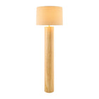 Modern European furniture - Cylindrical Rubberwood Accent Floor Lamp - www.oroa.com