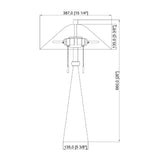 Modern European furniture - Silver Accent Table Lamp - www.oroa.com