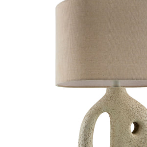   Abstract Carved Base Table Lamp | Oroa.com