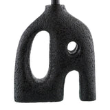 Modern European furniture - Abstract Carved Base Table Lamp - www.oroa.com