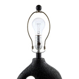 Modern European furniture - Abstract Carved Base Table Lamp - www.oroa.com