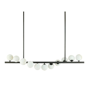 Modern European furniture - White Stone 11-Light Pendant Lamp - www.oroa.com