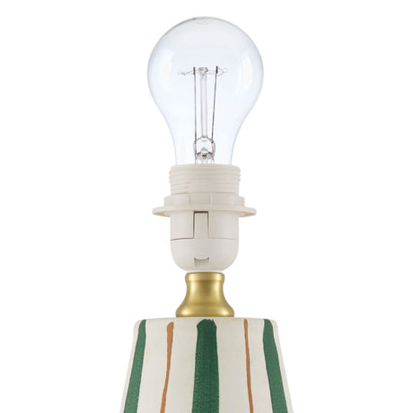 Modern European furniture - Striped Ceramic Accent Table Lamp - www.oroa.com