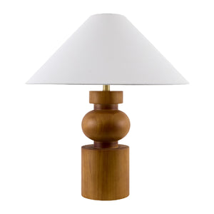   Modern European furniture - Painted Brown Rubberwood Table Lamp - www.oroa.com | Oroa.com