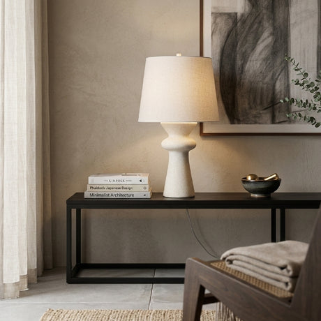   White Modern Accent Table Lamp | Oroa.com