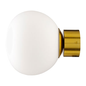   Modern European furniture - White Glass Orb Wall Lamp - www.oroa.com | Oroa.com
