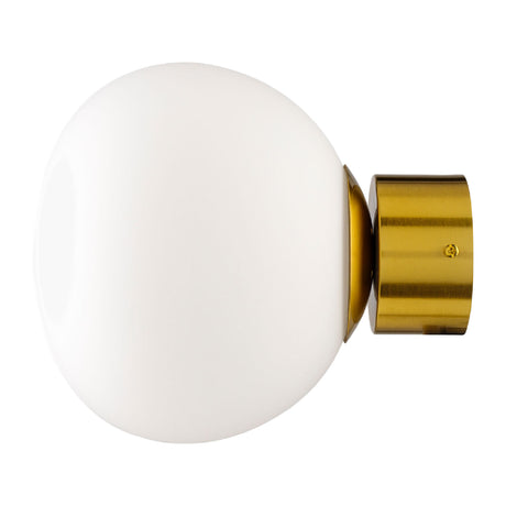   Modern European furniture - White Glass Orb Wall Lamp - www.oroa.com | Oroa.com
