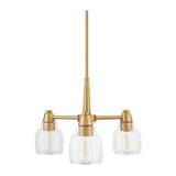 Modern European furniture - Iron Framed Glass Chandelier - www.oroa.com