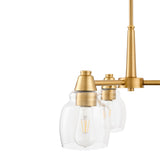 Modern European furniture - Iron Framed Glass Chandelier - www.oroa.com