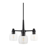 Modern European furniture - Iron Framed Glass Chandelier - www.oroa.com