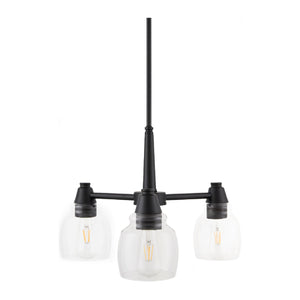   Iron Framed Glass Chandelier | Oroa.com