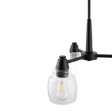 Modern European furniture - Iron Framed Glass Chandelier - www.oroa.com