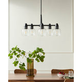 Modern European furniture - Iron Framed Glass Chandelier - www.oroa.com