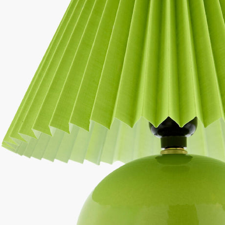 Modern European furniture - Pleated Fabric Shade Table Lamp - www.oroa.com