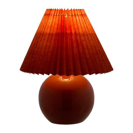Modern European furniture - Pleated Fabric Shade Table Lamp - www.oroa.com