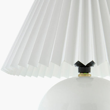 Modern European furniture - Pleated Fabric Shade Table Lamp - www.oroa.com