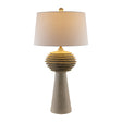 Modern European furniture - Gray Sculptured Accent Table Lamp - www.oroa.com