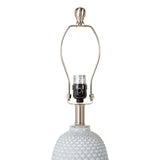 Modern European furniture - Gray Textured Glass Table Lamp - www.oroa.com