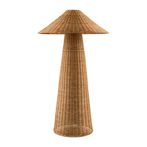 Modern European furniture - Brown Rattan Accent Floor Lamp - www.oroa.com