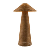 Modern European furniture - Brown Rattan Accent Floor Lamp - www.oroa.com