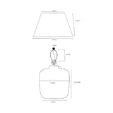 Modern European furniture - Painted White Paper Table Lamp - www.oroa.com