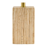 Modern European furniture - Brown Travertine Accent Table Lamp - www.oroa.com