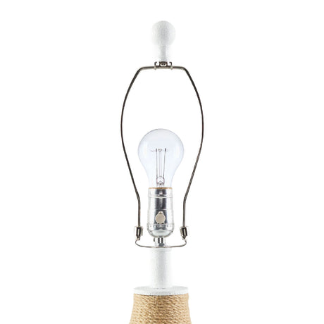Modern European furniture - Rattan Wrapped Base Table Lamp - www.oroa.com