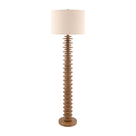Modern European furniture - Stacked Circular Base Floor Lamp - www.oroa.com