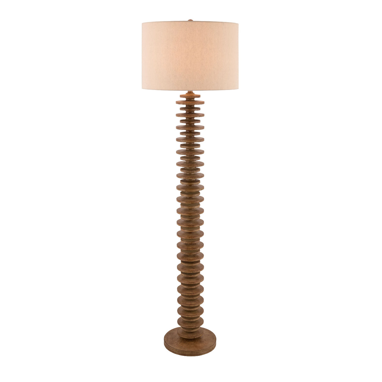   Stacked Circular Base Floor Lamp | Oroa.com