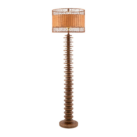 Modern European furniture - Stacked Circular Base Floor Lamp - www.oroa.com