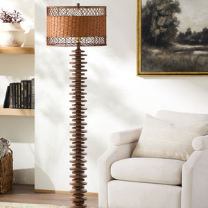   Stacked Circular Base Floor Lamp | Oroa.com