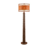 Modern European furniture - Stacked Circular Base Floor Lamp - www.oroa.com