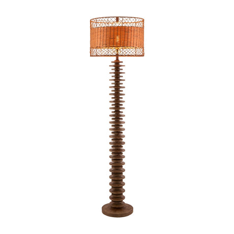 Modern European furniture - Stacked Circular Base Floor Lamp - www.oroa.com