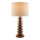 Modern European furniture - Stacked Circular Base Table Lamp - www.oroa.com