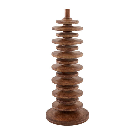 Modern European furniture - Stacked Circular Base Table Lamp - www.oroa.com